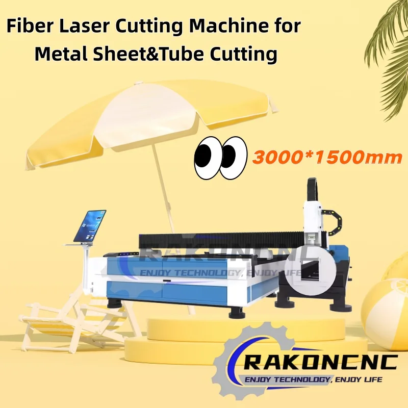 High-Power Laser Cutter Industrial-Grade Fiber Laser Cutting Machine for Metal Sheet and Tube Cutting