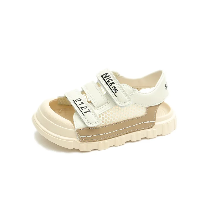

Children Toe Wrapped Sandals Summer Baby Soft Anti-kick Shoes Boys Breathable Sports Beach Sandals Girls Fashion Mesh Shoes
