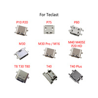 2PCS/Lot For Teclast P75 P80 M40 P20HD T30 T8 T80 T40 Plus P10 M30 Pro M16 USB Charging Dock Charge Socket Port Jack Connector