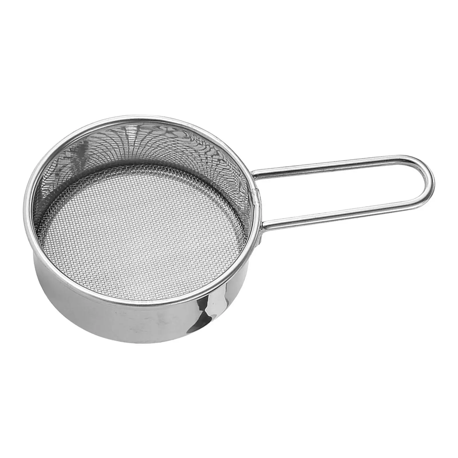 Mini Flour Sieve with Long Handle Small Strainer for Pastas Flour Coffee