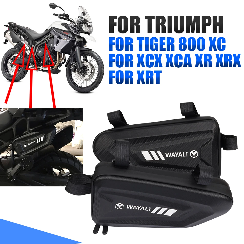 For Triumph Tiger 800 XC XCX XCA XR XRX XRT Tiger800 Motorcycle Accessories Side Bag Fairing Tool Bag Storage Bumper Bags Parts