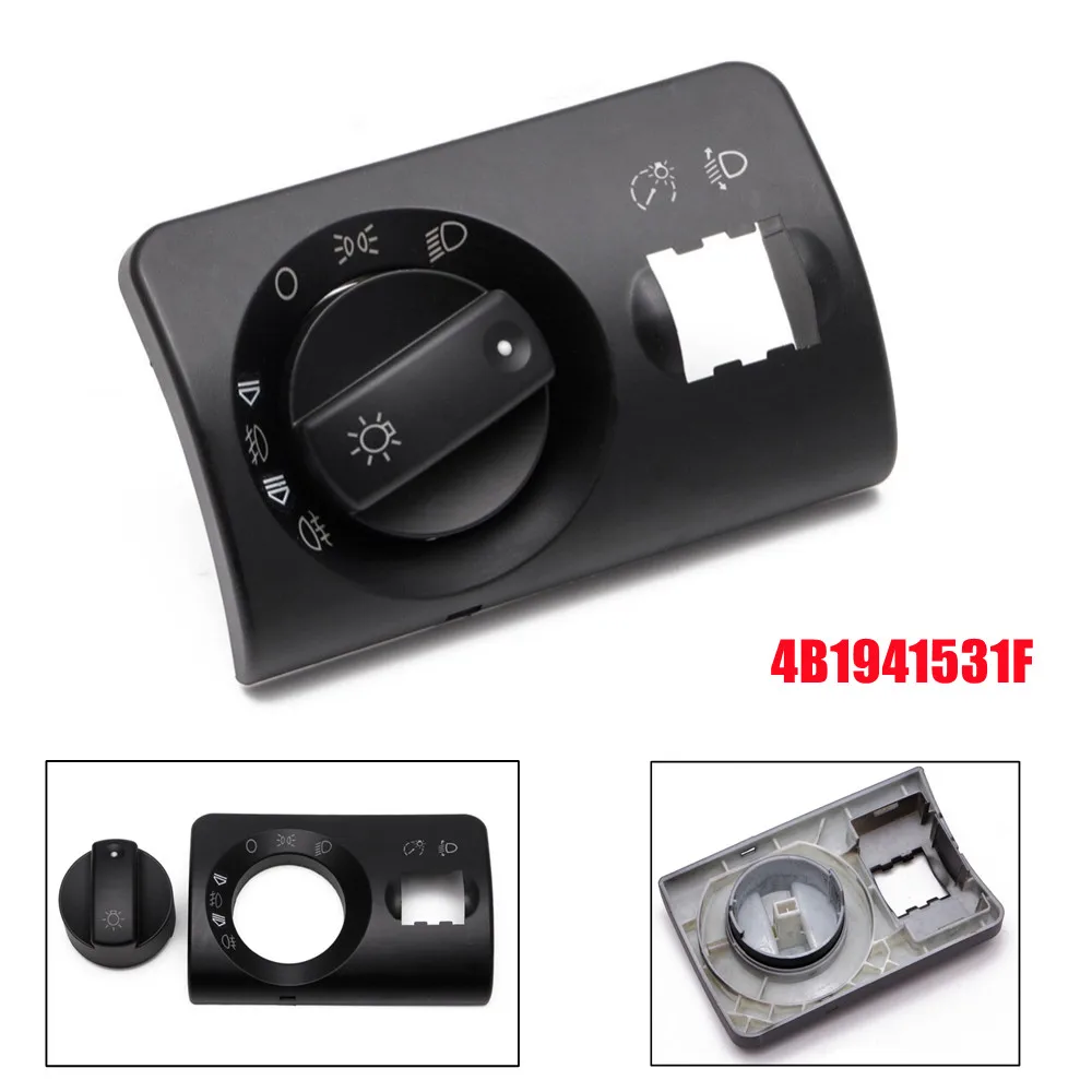 Couvercle de commutateur de phare antibrouillard noir pour Audi A6 C5 4B1941531F, Kit de réparation de commande de phare antibrouillard, pièce automobile, accessoires de voiture