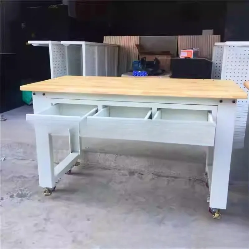 

Beech Workbench Anti-static Heavy-duty Workshop Maintenance Experimental Steel Table