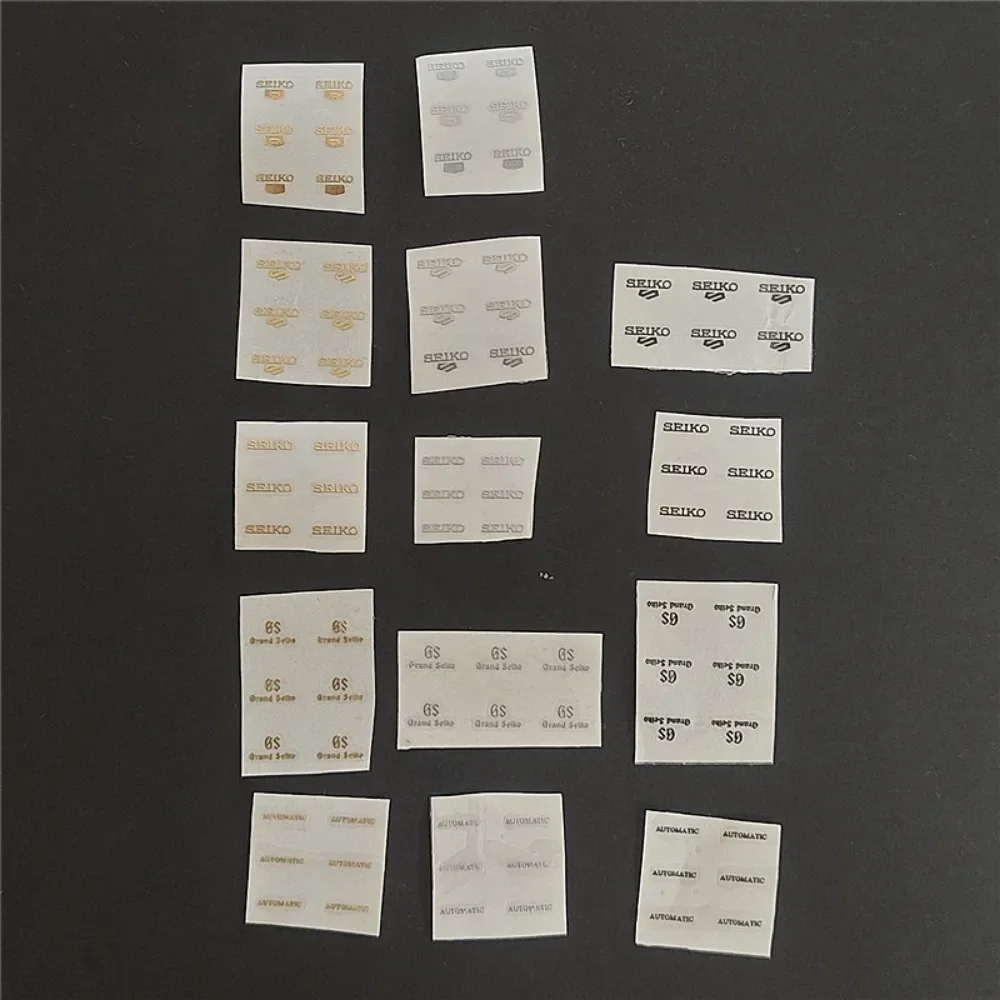 5 Pcs Metal Sticker S Logo Sticker Dial Label for Seik G S Sticker Automatic Label Watch Repair Accessories Nh35 Dial S Logo