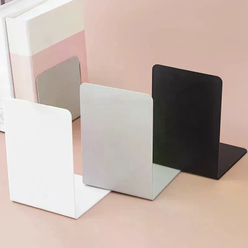 Desktop Organizer L-shaped Desk Bookends Durable Display Book Stand Simple INS Book Support Rack Minimalism