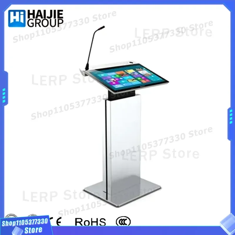 Smart Digital Podium with Interactive Microphone for Classroom and Church Use Intelligent Voice Lectern System from China