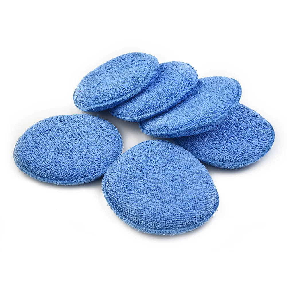 

Applicator Pad Sponge Waxing Portable Removing Wax Clean Tool Car Washable 24PCS Applicator Foam Microfiber Pad