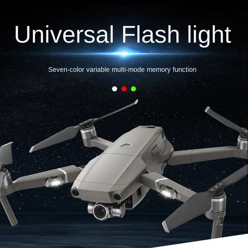 7 Colors Drone Strobe Light USB LED Anti-Collision Bike Tail Drone Night Fly Mini Signal Flashing Warning Light