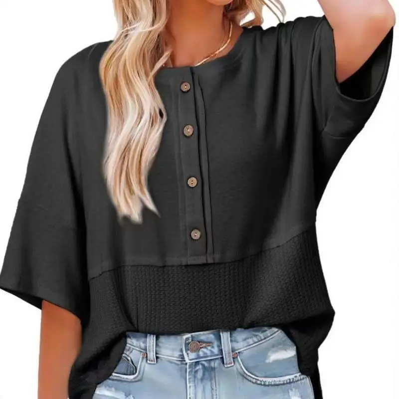 

Women's Faionable Plaid Knitted Top Casual Sve Ciwalk Coolmax Fiber Thiened Nine-point Sve Collar Deformatio...