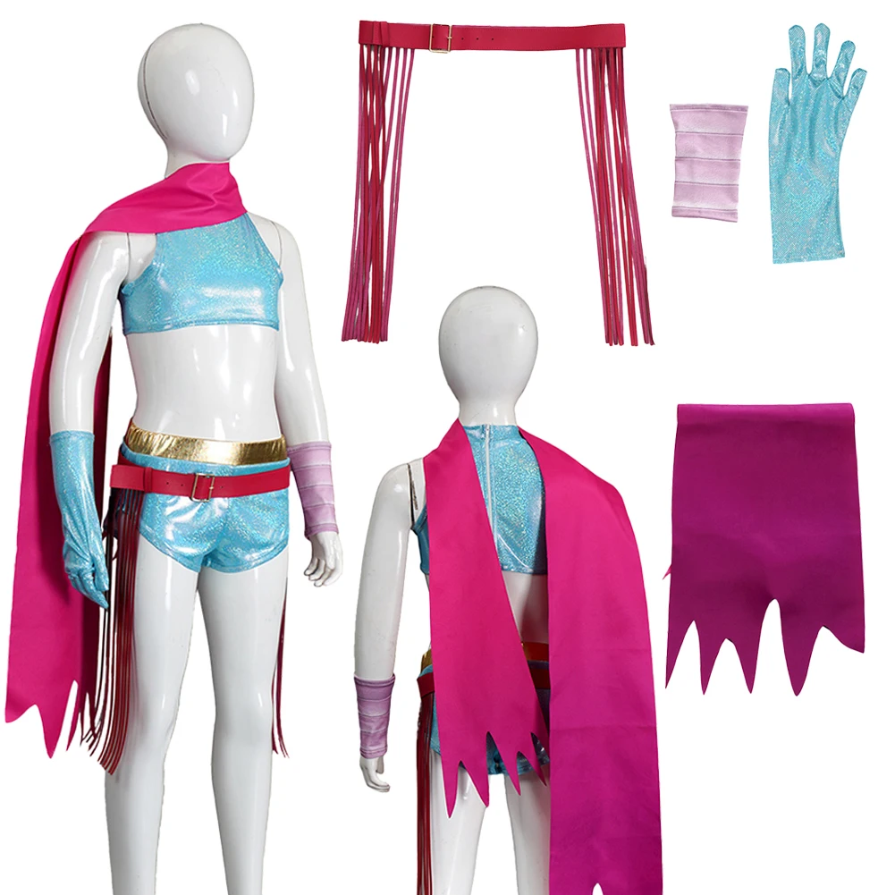 

Fantasia Gazelle, косплей, женская сценическая одежда для девочек, костюм Caroon Zoo Disfraz для детей от 6 до 14 лет, карнавальная праздничная одежда на Хэллоуин