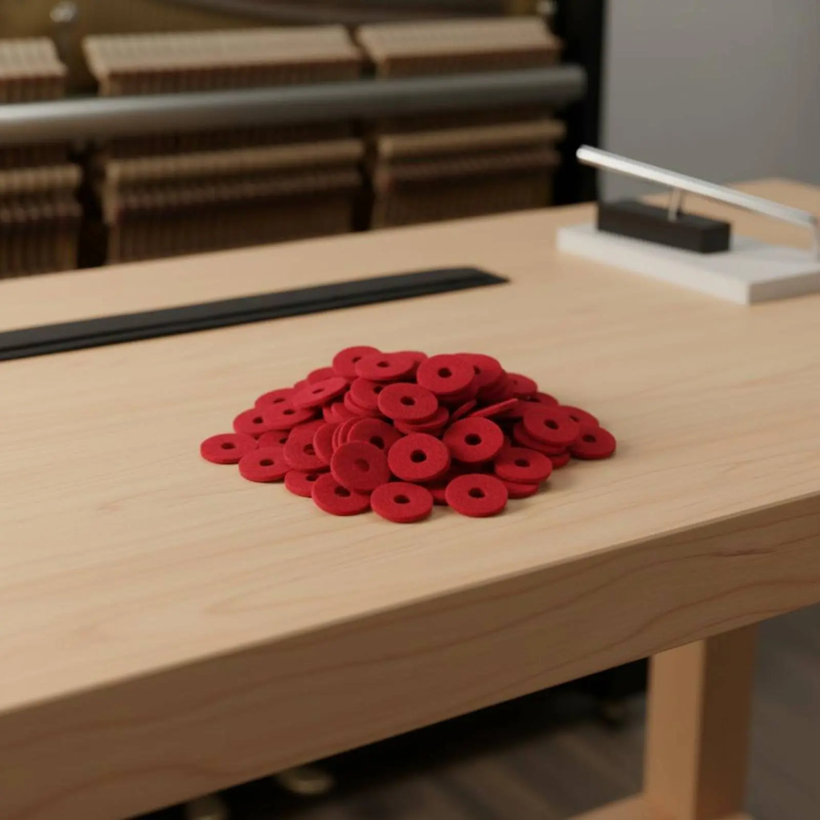 Piano Felt Washer Precise Sizing Piano Felt Washer Musical Instrument Repair Easy Installation Cushioning