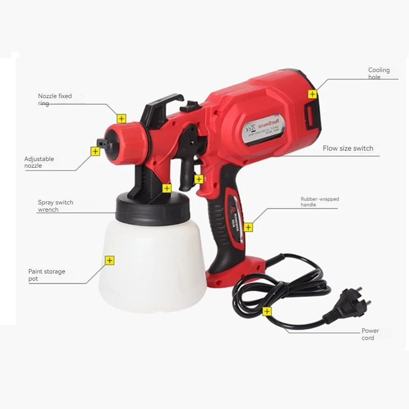 New electric spray gun spray paint adhesive spray gun portable removable latex paint spray gun