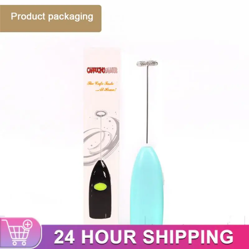 1 PCS Milk Frother Handheld Mixer Foamer Coffee Maker Egg Beater Cappuccino Stirrer Mini Portable Blender Kitchen Whisk Tool