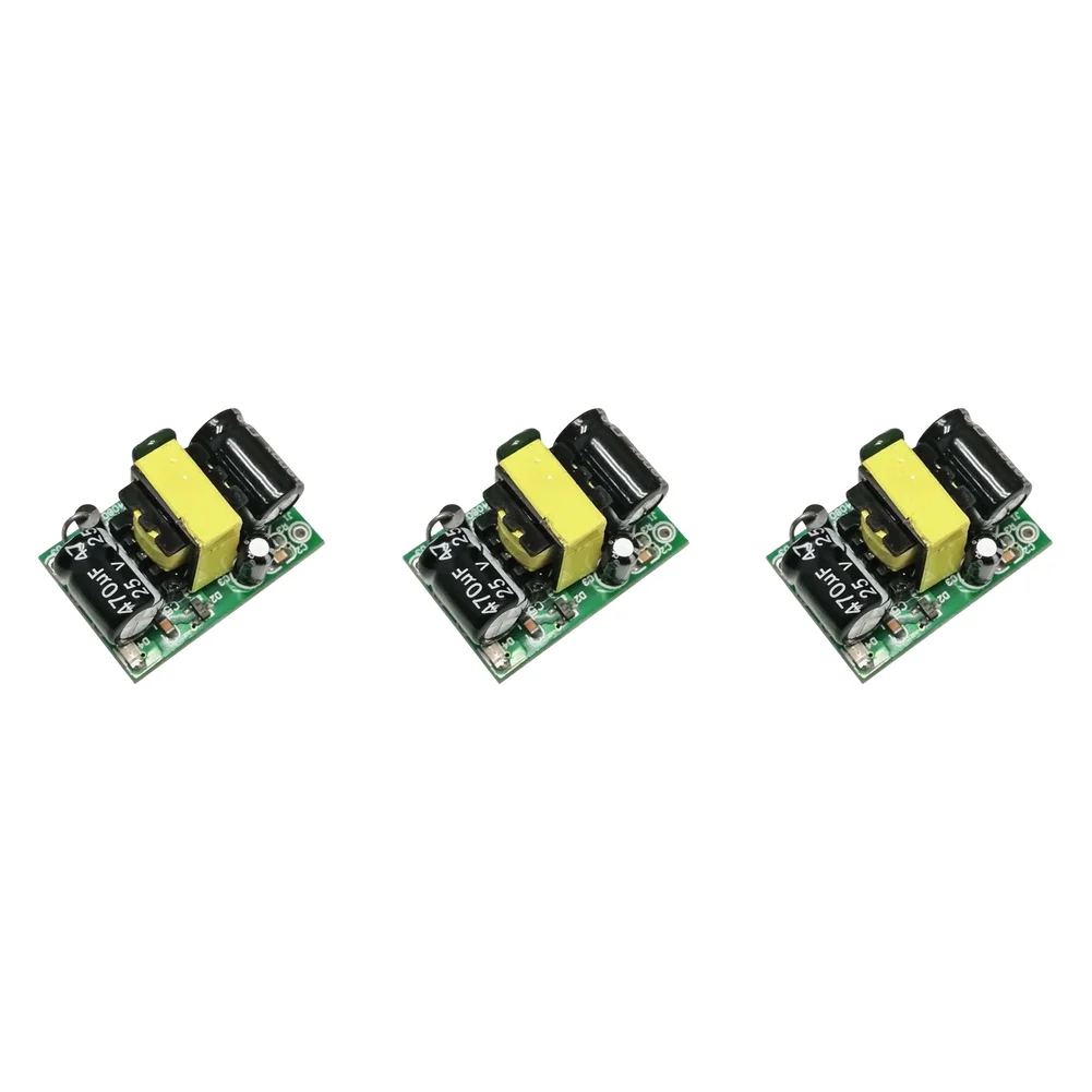 Switch Mode Power Supply 3PCS 90-240V AC Input to 9V DC 500mA 4.5W Output with Comprehensive Protection Features