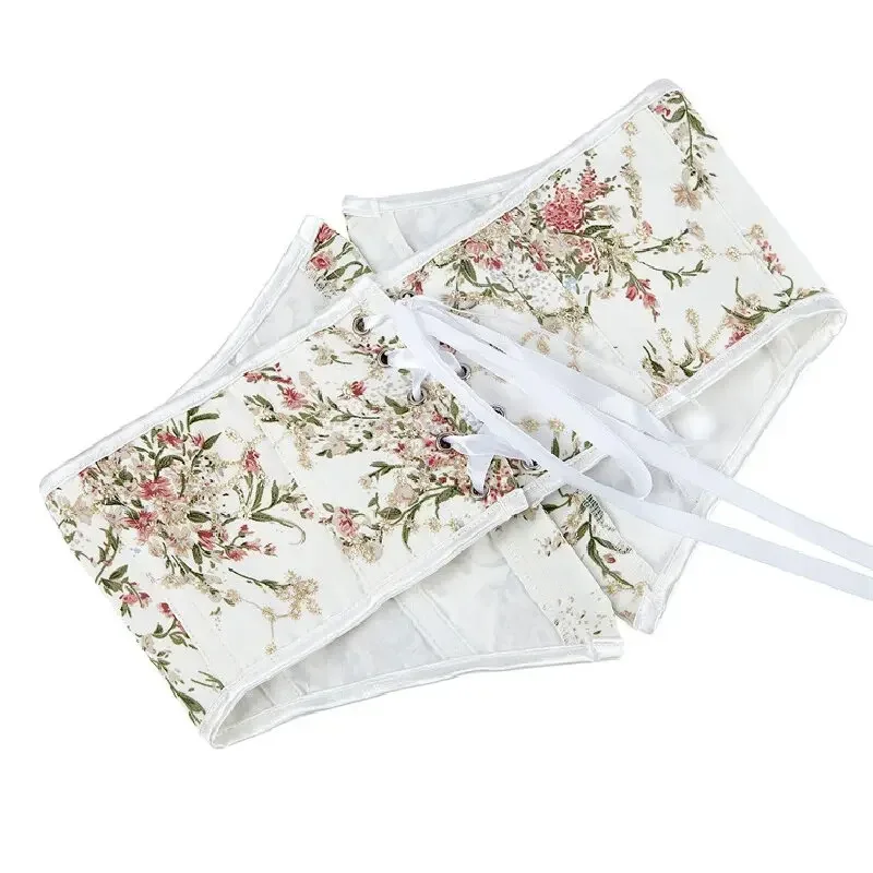 Модный корсет под грудью, женский корсет для талии, бюстье, готический короткий корсет на шнуровке