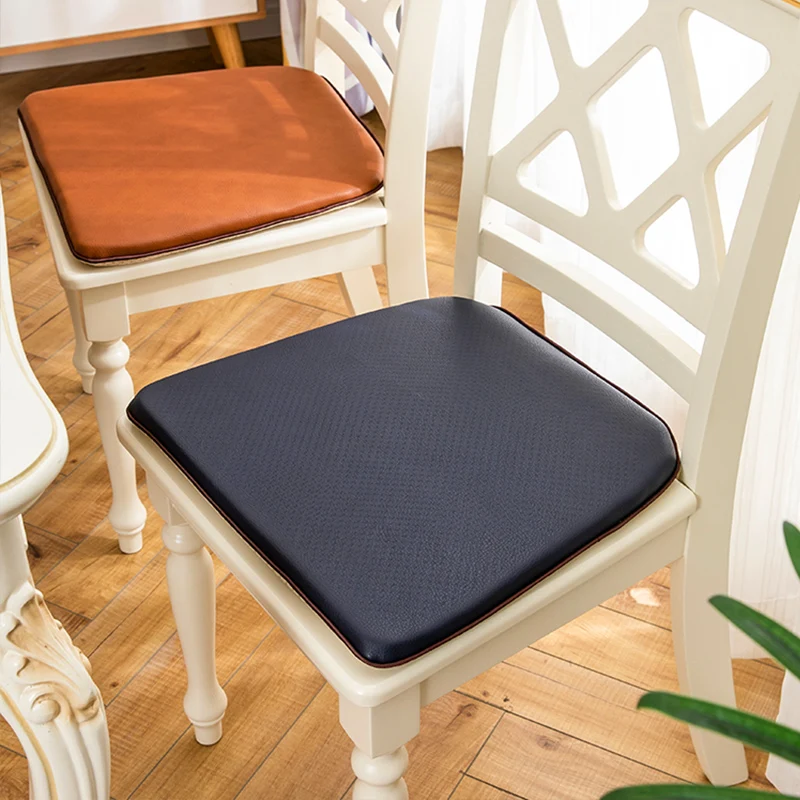 The product can be customized.Dining chair cushion seat cushion butt cushion waterproof horseshoe type anti-slip leather