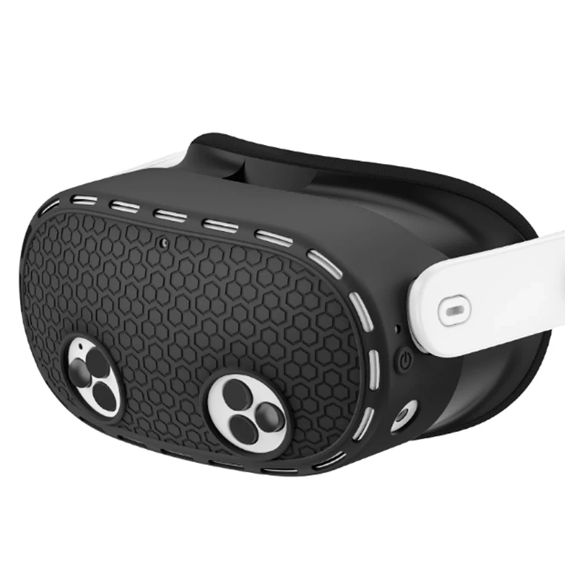 Silicone VR Shell Protective Cover Compatible with for 3S Accessories, Comprehensive Protection for VR White-A75P