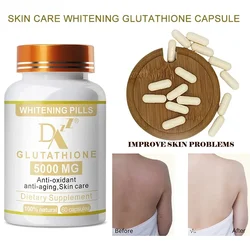 Glutathione capsule whitening, anti-wrinkle, anti-cell aging, melanin removal, anti-oxidation health food free of charge.