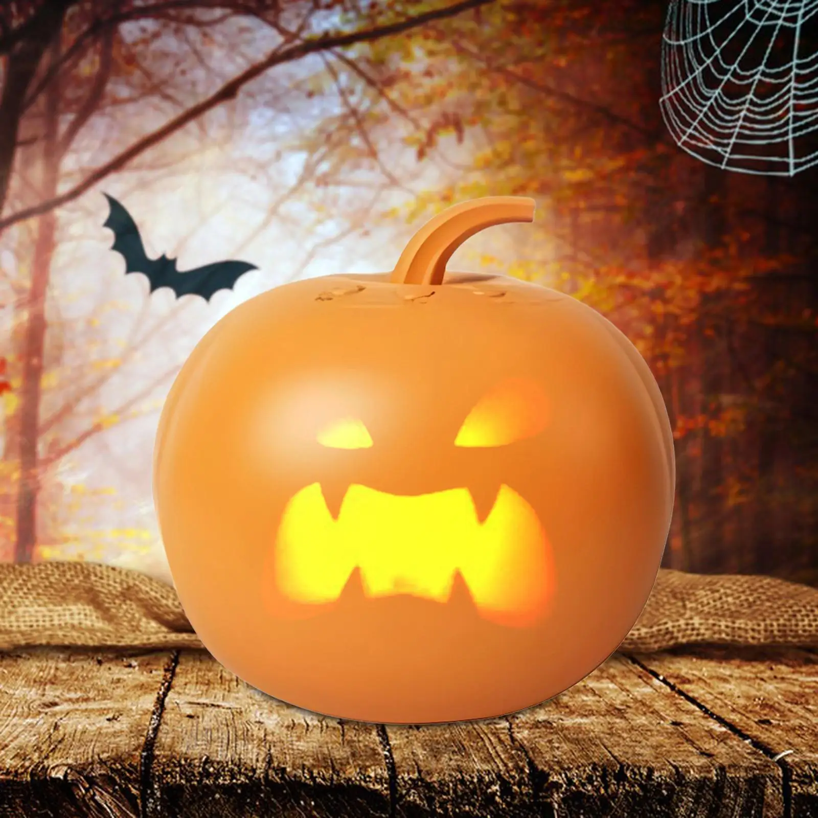 

Talking Pumpkin with Built in Projector Interactive Fun Ornament Halloween Gift Halloween Projector Pumpkin Figurine Decorative