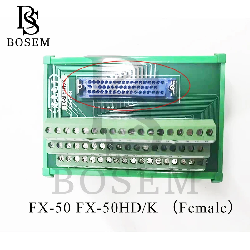 FX-50 FX-50HD/K （Female） IO Interface Board 50-pin Splitter Terminal Used for Fanuc Robots New