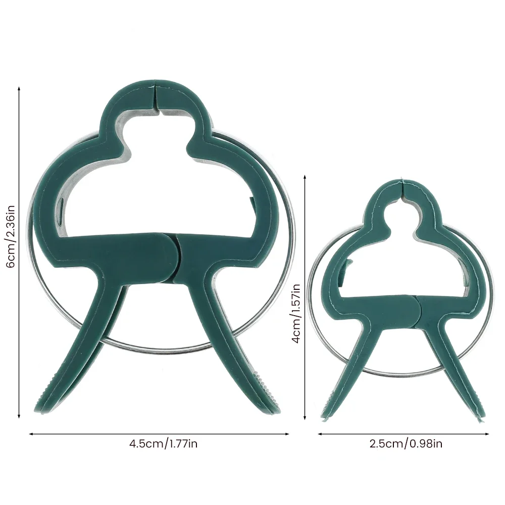 20-500 szt. Stałe klipsy do szklarni wielokrotnego użytku mocowanie łodyg sztuczne kwiaty warzyw do zapięcia do pomidorów narzędzia ogrodowe
