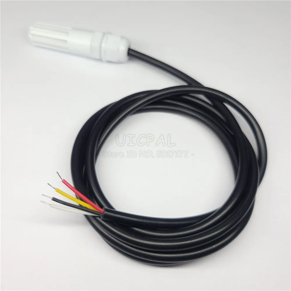 Temperature and Humidity Sensor Probe Cable SHT20 SHT30 SHT40 SHTC3 Anti-Condensation I2C Digital Sensor OEM Length 1M