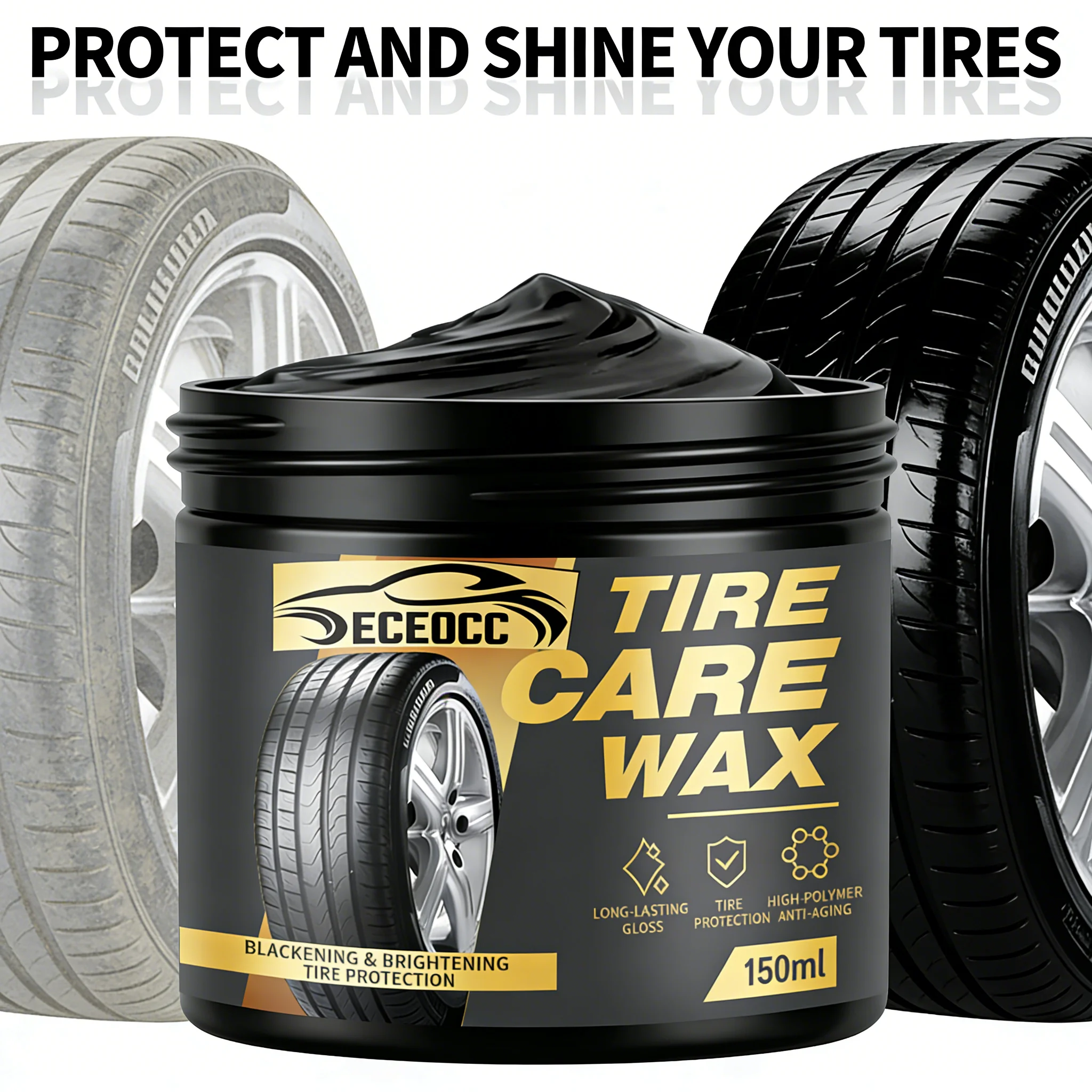 Auto Auto Tire Plastic Parts Revitalizer Gloss Enhancer Waterproof Refurbish Agent for Exterior Trim Tire Care - Aliexpress Deal