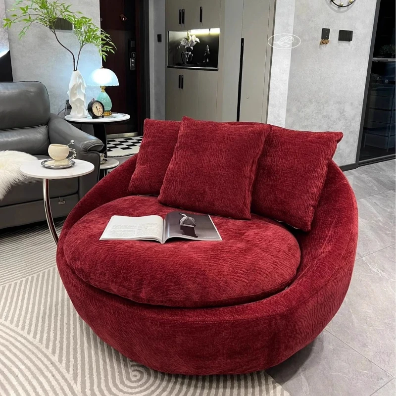 Relaxing Modern Big Living Room Chairs Sofa Red Lazy Floor Living Room Chairs Luxury Oversized Sillas Furniture For Home