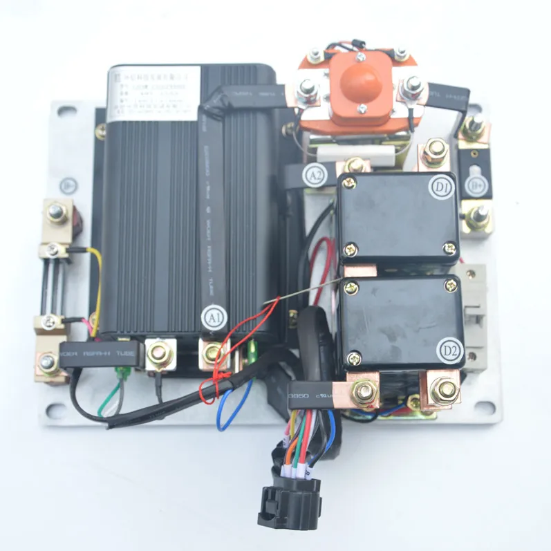 1204M-4201 Perangkat Konversi Mobil Listrik, Suku Cadang Mobil Golf Listrik, Kit Pengontrol Kecepatan Motor DC (24V/36V 275A)