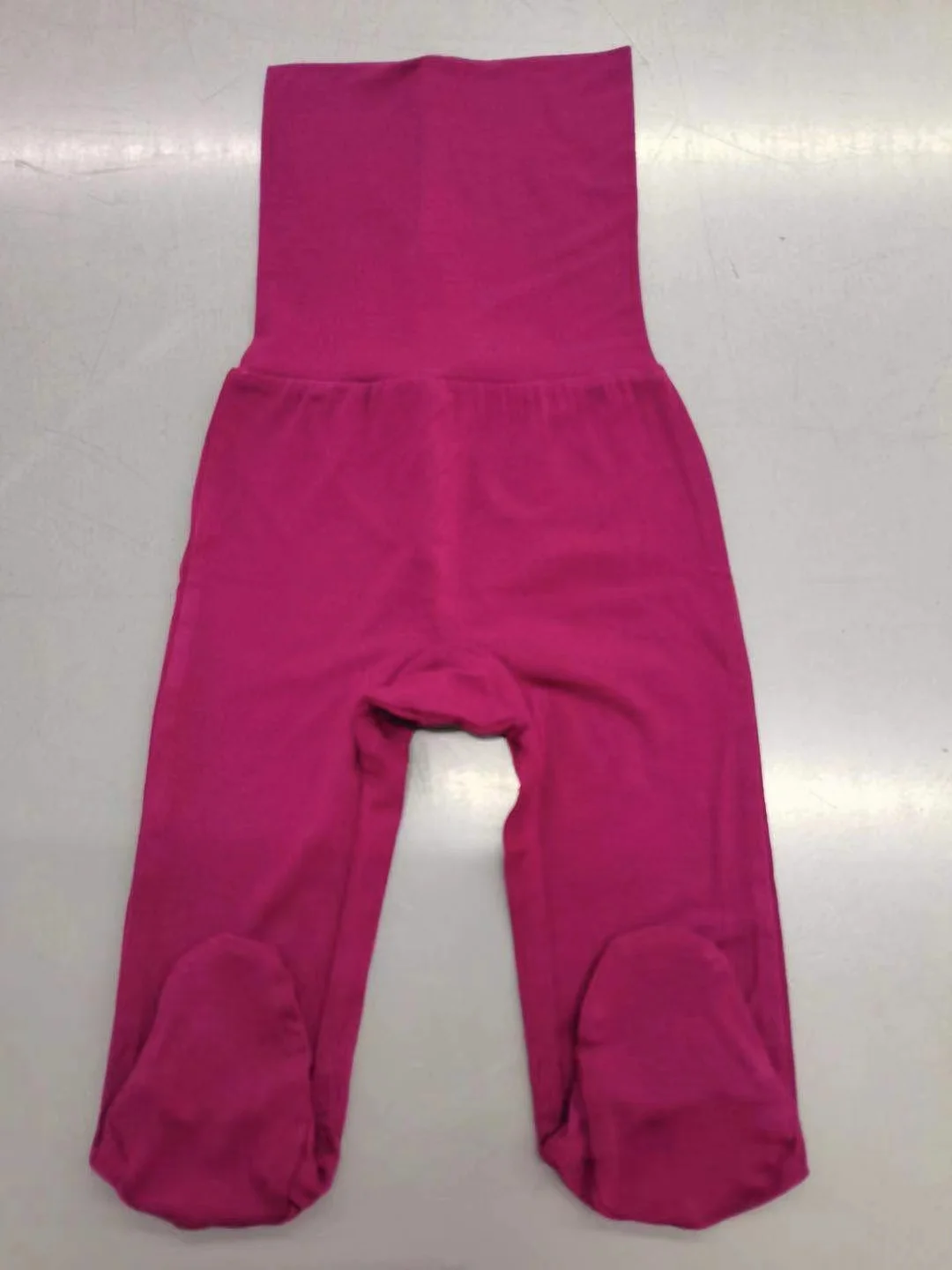 Custom Baby Sleeper 95% Bamboo  Viscose 5% Spandex  Two Piece Pajamas 0-3M with Mittens on the foot