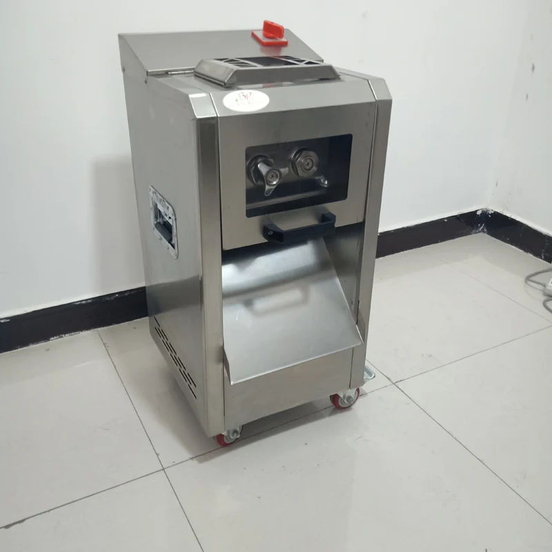 Novo 2200w cortador de carne cozinha cantina multifuncional máquina corte carne vegetal pedaços máquina corte