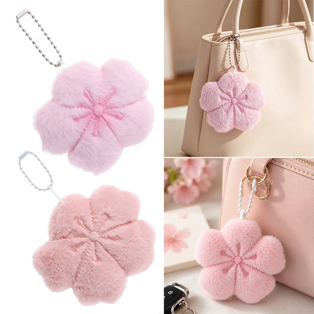 Fashion Sakura Series Keychain DIY Bag Pendant Cartoon Gift Key Holder Backpack Decoration