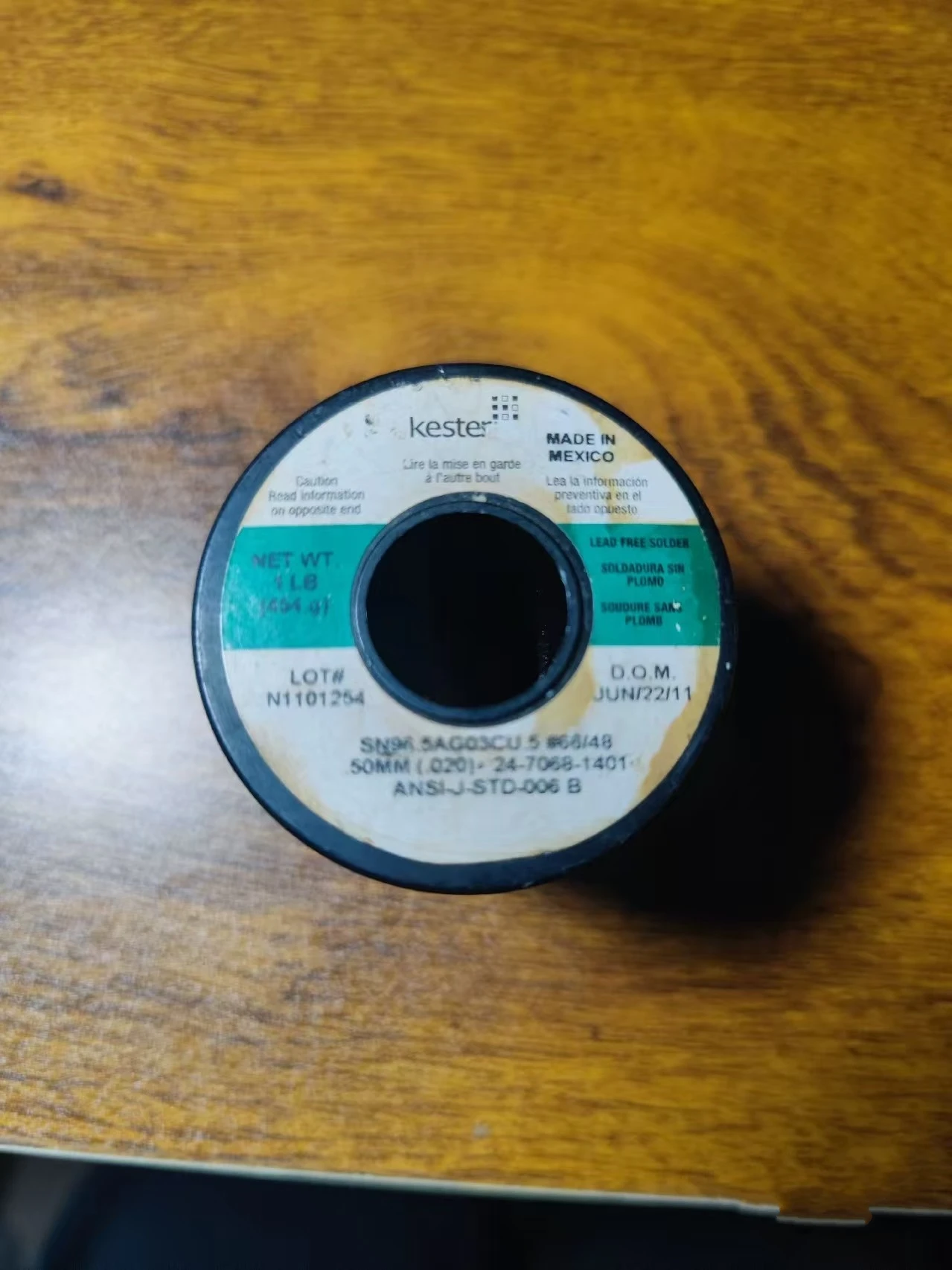 

10m American Kester Soldering Wire, 0.5mm Wire Diameter,5% Pure Silver High Silver High-Quality Soldering Wire, Audio Specific