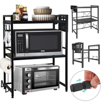 One /Two -layers Microwave Storage Rack Stand Rack Modern Kitchen Microwave Oven Shelf Kitchen Microwave Storage Rack