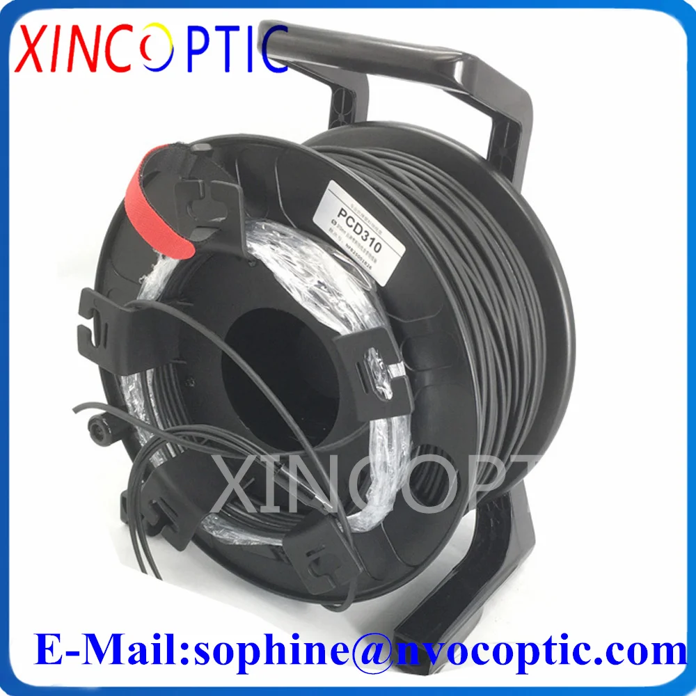 PCD235 PCD310 PCD380 Portable Outdoor Military Retractable Tactical Fiber Cable Empty Handle Wire Reel/Winding Drum/Roll