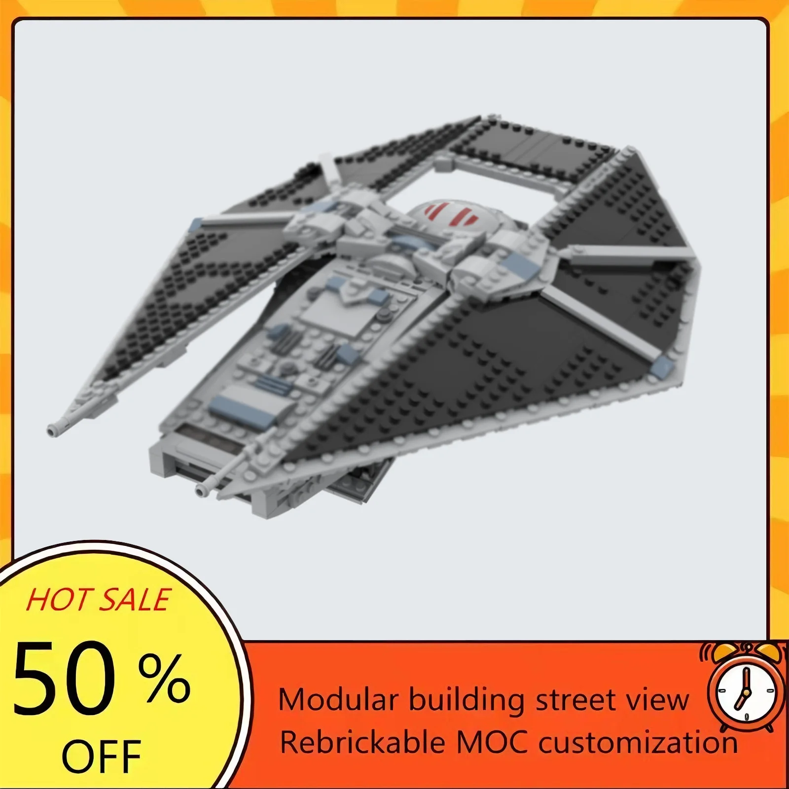 

572PCS Popular Space War Movie Model MOC Building Bricks Spaceship Modular Technology Gifts Holiday Assemble Children Toy Suit