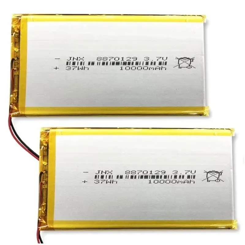 3.7V 10000mAh 8870129 Li-polymer Battery Rechargeable Batteries for Bluetooth Speakers Power Bank Tablet Lithium Polymer Cells