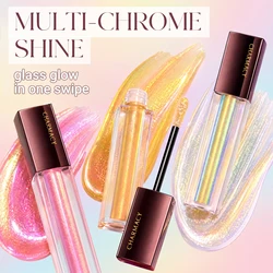 CHARMACY Flash Liquid Lip Gloss Waterproof Long Lasting Not Easy To Fade Lip Tint Chameleon Duochrome Lipgloss Women Makeup