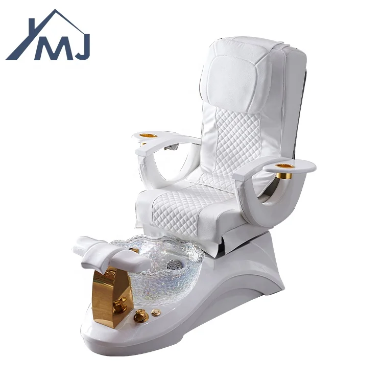 Nail Salon Electric Reclining Pedicure Chairs Foot Spa Massage With Pump Drain
