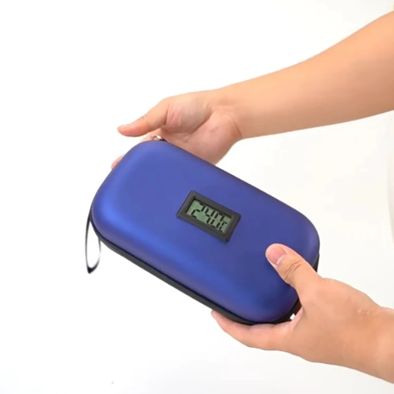 EVA Waterproof Thermal Insulin Storage Box Portable Outdoor Medication Cooler Bag Including Ice Pack