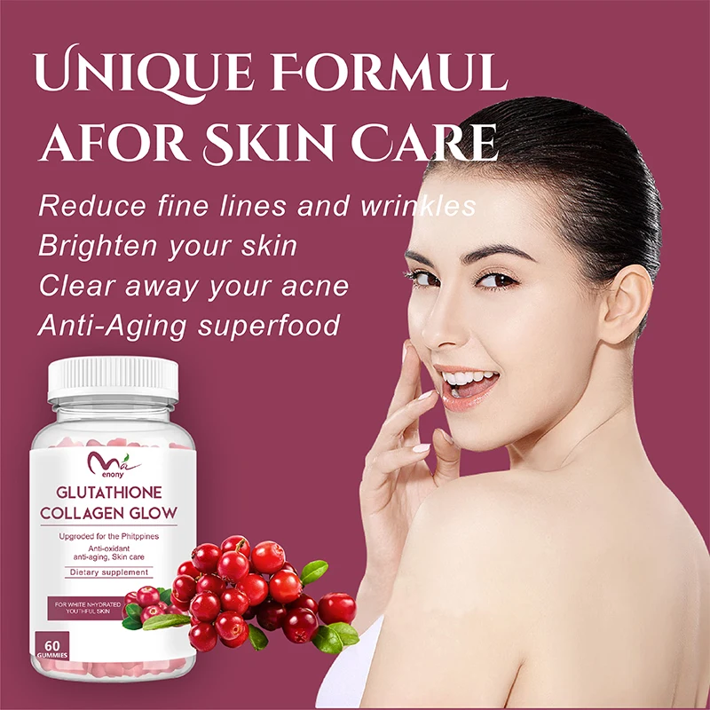 Glutathione Gummies - Promotes Healthy Skin and Youthful Appearance Hydrolyzed Collagen Supplement,Improve Dullness