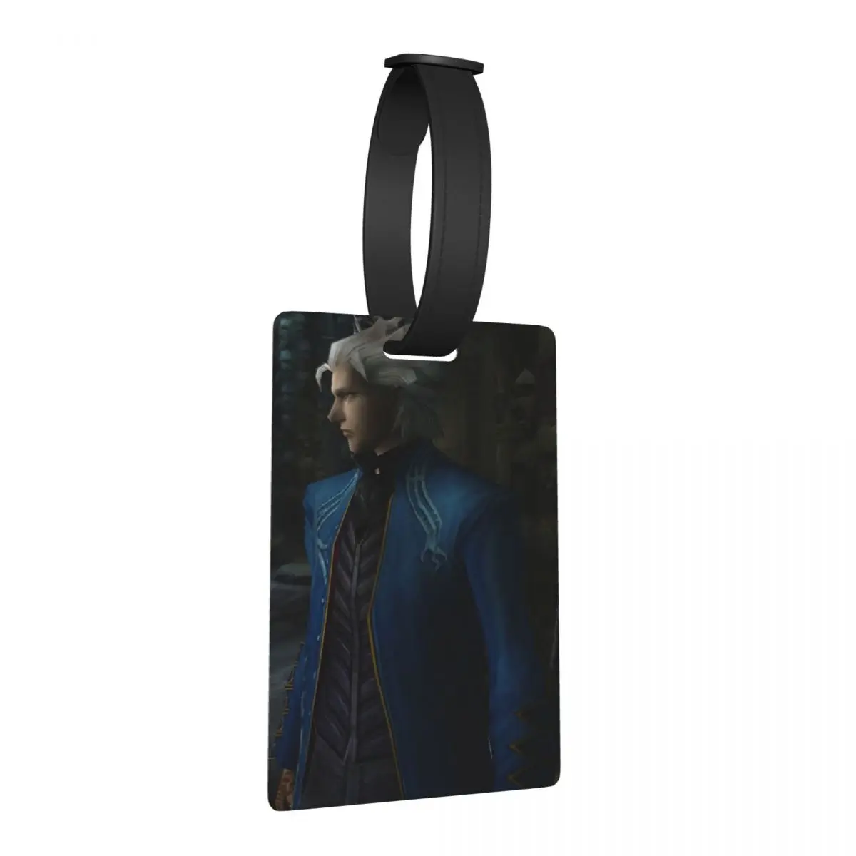 

Бирка для багажа Vergil из серии Devil May Cry, аксессуар для чемодана, бирка для ручной клади, держатель для бирки с именем, адресом и идентификатором