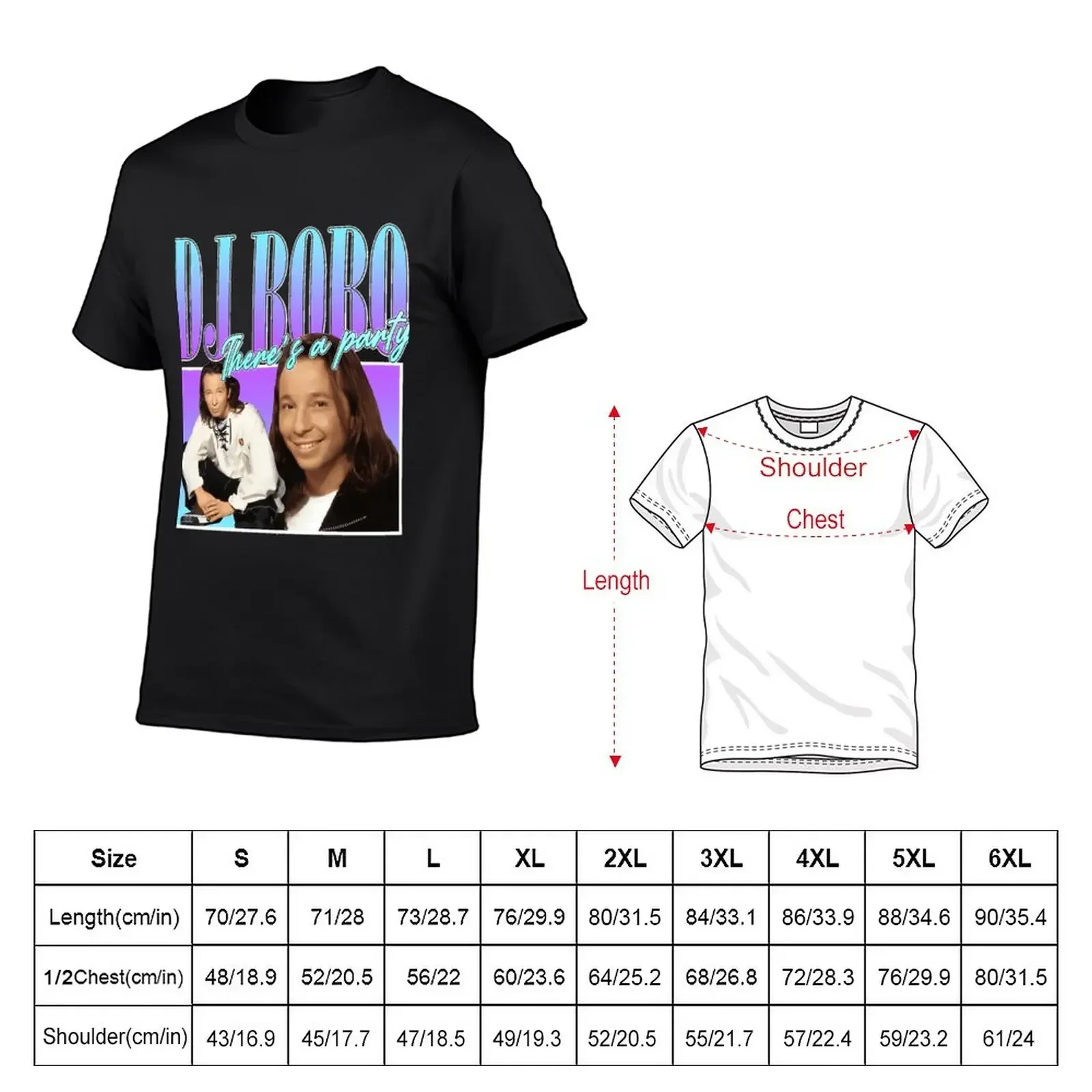 DJ Bobo 90s Style Eurodance \t T-Shirt hippie clothes sublime summer top workout shirts for men