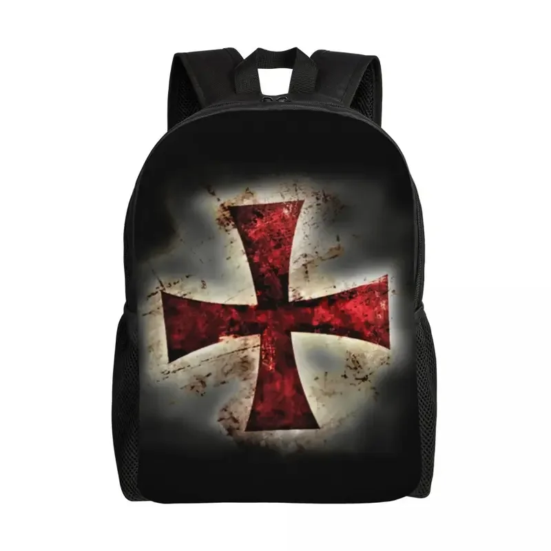 

Knights Templars Cross Medieval Travel Backpack Men Women School Computer Bookbag College Student Daypack Bags