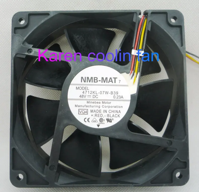 12CM 4712KL-07W-B39 12032 48V 3WIRE Cooling Fan 4712KL-07W-B30