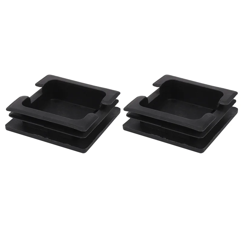 Bouchons carrés en plastique 75Mm X 75Mm, Inserts de tuyaux, obturation d'extrémité, 12 pièces-AT64