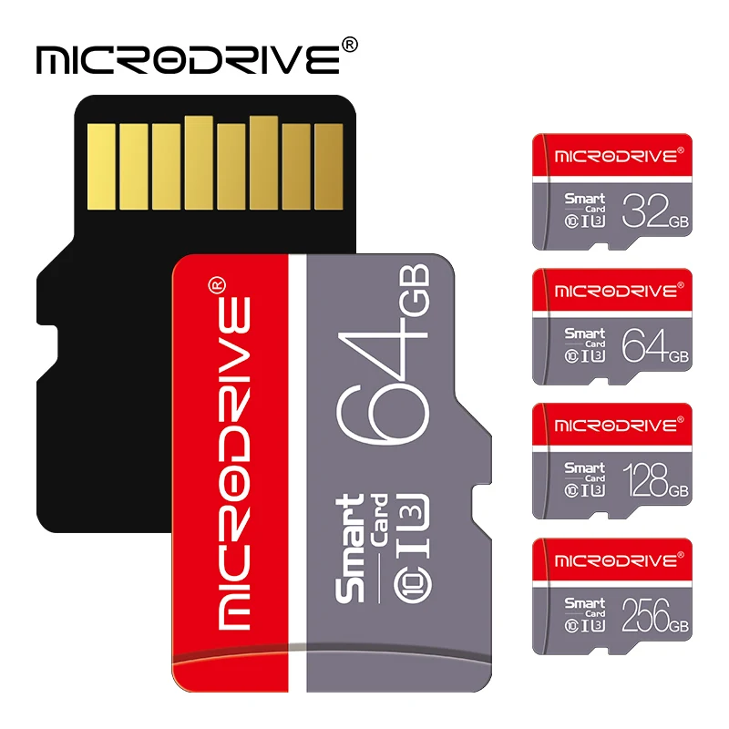 Hochgeschwindigkeits-Mini-SD-Speicherkarte 256 GB Klasse 10 Micro TF Flash USB-Stickkarte 4 GB 8 GB 16 GB 32 GB 64 GB 128 GB für Smartphone