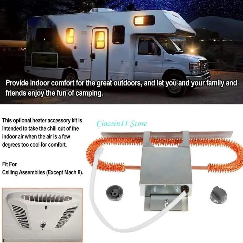 Y1UB Roof-Mounted Air Conditioner Heating Coil Assembly with Central Housing and Attached Intended for Heat Ready 48xxx and