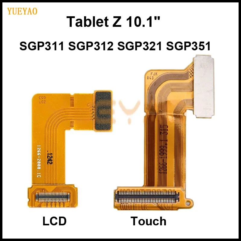Cabo flexível de fita lcd para sony tablet z 10.1 "sgp311 sgp312 sgp321 sgp351 digitador da tela de toque mainboard conector da placa-mãe