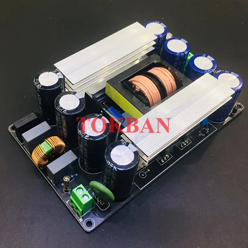 Tokban 1000w LLC Placa amplificadora de potência de comutação suave Tensão de saída dupla ± 35v a ±80v para Diy Auido